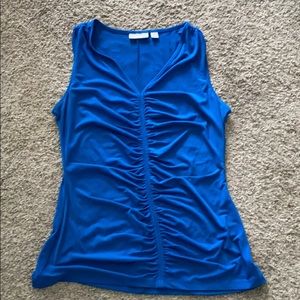 New York and Company blue knit top